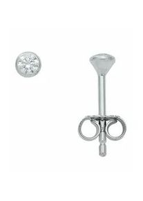 Adelia&acute;s Paar Ohrh&auml;nger ADELIA ́S "Damen 585 Wei&szlig;gold Ohrringe Ohrstecker mit Zirkonia", silber, Ohrringe, Damen, Damen, Gold Wei&szlig;gold 585, Gold, Wei&szlig;gold 585, mit Zirkonia Wei&szlig;goldschmuck f&uuml;r Damen