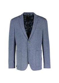 Jerseysakko Lerros "Jerseyblazer mit Innenfutter-Print", Herren, Gr. 26, blau (classic navy), 77% Polyester, 23% Viskose, Sakkos