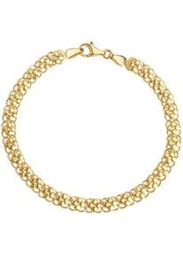 Goldarmband Firetti "Schmuck Geschenk Gold 375 Armschmuck Armkette Goldarmband Fantasie" Gr. 18,5, gold (gelbgoldfarben), Armb&auml;nder, Damen, 18,5, Gelbgold 375, Goldarmband