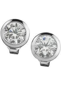 Paar Ohrstecker Celesta "Silber 925 Zirkonia wei&szlig;", wei&szlig; (wei&szlig;, wei&szlig;), Ohrringe, Damen, one-size, Silber 925 (Sterlingsilber)