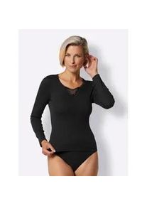 w&auml;schepur Unterziehshirt W&Auml;SCHEPUR, Damen, Gr. 46, 2 Stk., Normalgr&ouml;&szlig;en, schwarz, 100% Baumwolle, Unterhemden