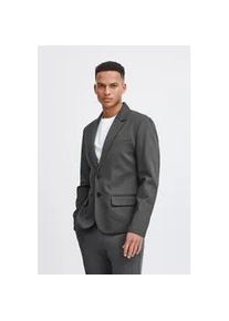 Sakko Blend "BHLangford", Herren, Gr. 56, charcoal mix, 64% Viskose, 31% Polyester, 5% Elasthan, unifarben, regular fit taillenlang, eingesetzt, Sakkos Sakko, Klassisches Sakko mit Klappentaschen