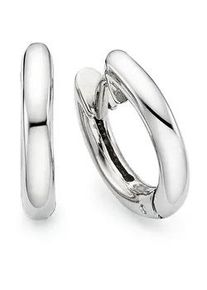 Paar Creolen Bruno Banani "Schmuck Geschenk Silber 925 Ohrschmuck Ohrringe", silber (silberfarben), Ohrringe, Damen, 14mm, Silber 925 (Sterlingsilber)