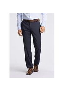 Anzughose LINDBERGH "Anzughose Modern Fit", Herren, Gr. 29, blau (dk blau mix), Obermaterial: 54% Polyester, 44% Wolle, 2% Elasthan; Futter: 95% Polyester, 5% Elasthan, kariert, normal, Hosen Anzughose