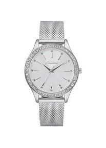 Quarzuhr, silber (silberfarben, silberfarben), ANISTON JEWELRY & WATCHES, Armbanduhren, Damen, Quarzuhr, Armbanduhr, Damenuhr, Schmucksteine, neue Kollektion
