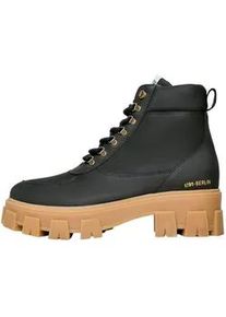 Schn&uuml;rboots N91 "Style Choice HI Businessschuh", Damen, Gr. 36, schwarz, Leder, Schuhe Schn&uuml;rboots, Damen Schn&uuml;rboots Leder handgefertigt, Hikingboots