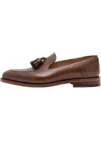 Loafer Henry Stevens "Marshall TL", Herren, Gr. 43, braun (midbraun), Leder, Schuhe Loafer