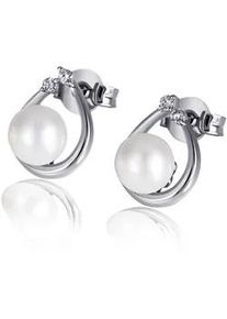 Paar Ohrstecker Goldmaid, silber (silberfarben), Ohrringe, Damen, Wei&szlig;gold 333 Wei&szlig;gold 375 Wei&szlig;gold 585 Wei&szlig;gold 750, Wei&szlig;gold 333, Wei&szlig;gold 375, Wei&szlig;gold 585, Wei&szlig;gold 750