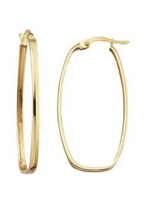 Paar Creolen Firetti "Schmuck Geschenk Gold 375 Ohrschmuck Ohrringe", gold (gelbgoldfarben), Ohrringe, Damen, Gelbgold 375