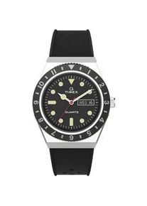 Quarzuhr Timex "DIVER INSPIRED", schwarz, Armbanduhren, Herren, Quarzuhr, Armbanduhr, Herrenuhr, Datum, Leuchtzeiger, Silikonarmband