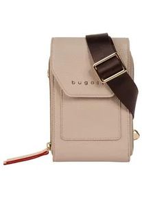 Abendtasche Bugatti "ELLA", Damen, Gr. B/H/T: 11cm x 17cm x 4cm onesize, beige, Kunstfaser, leicht gl&auml;nzend, unifarben, Taschen Abendtasche