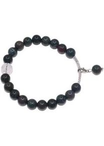 Charm-Armband Firetti "Schmuck Geschenk Silber 925 Armkette Charmarmband Sternzeichen" Gr. 20, blau (silberfarben, grau, blau, schwarz, transparent, grau, blau, schwarz, transparent), Armb&auml;nder, Damen, 20, Fische, Silber 925 (Sterlingsilber) Silikon, Silber 925 (Sterlingsilber), Silikon, Charm-Armband, Made in Germany - mit Edelsteinen