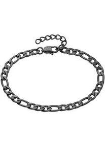 Armband "Schmuck Geschenk Armschmuck Edelstahl", schwarz, ANISTON JEWELRY & WATCHES, Armb&auml;nder, Damen, 22cm, Edelstahl, Armband