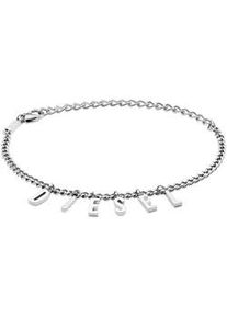 Armband Diesel "Schmuck Geschenk Edelstahl Armschmuck STEEL", silber (edelstahlfarben), Armb&auml;nder, Damen, 25cm, Edelstahl, Armband
