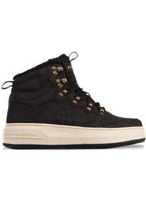 Sneaker Lotto, Damen, Gr. 40, schwarz-wei&szlig; (schwarz, sanftes wei&szlig;), Kunstfaser, Synthetik, Schuhe Sneaker, - mit Metal-Hooks f&uuml;r komfortables Schn&uuml;ren