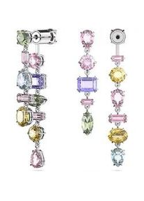 Paar Ohrstecker Swarovski "GEMA", bunt (metallfarben, rosa, orange, blau, gr&uuml;n, t&uuml;rkis, rosa, orange, blau, gr&uuml;n, t&uuml;rkis), Ohrringe, Damen, Metall, mit Swarovski Kristall