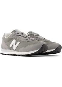 Sneaker New Balance "515", Herren, Gr. 41,5, grau (grau, wei&szlig;), Leder, Textil, Schuhe Sneaker