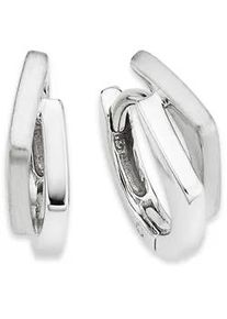 Paar Creolen Bruno Banani "Schmuck Geschenk Silber 925 Ohrschmuck Ohrringe", silber (silberfarben), Ohrringe, Damen, Silber 925 (Sterlingsilber)