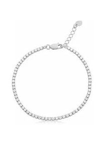 Armband Firetti "Schmuck Geschenk Silber 925 Armschmuck Armkette Tennisarmband", silber (silber, 925, wei&szlig;), Armb&auml;nder, Damen, 21cm, Silber 925 (Sterlingsilber), Armband, mit Zirkonia (synth.)