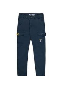 Cargohose Alpha Industries "Petrol Patch Pant", Damen, Gr. 32, Normalgr&ouml;&szlig;en, blau (ultra navy), Obermaterial: 98% Baumwolle, 2% Elastan; Futter: 100% Baumwolle, Hosen Cargohose