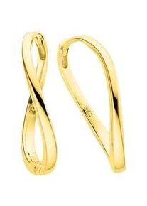 Paar Creolen Bruno Banani "Schmuck Geschenk Silber 925 Ohrschmuck Ohrringe", gold (gelbgoldfarben), Ohrringe, Damen, Silber 925 (Sterlingsilber)