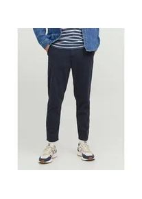 Jack & Jones Chinos JACK & JONES "JPSTACE JJHARLOW CHINO NOOS", Herren, Gr. 36, L&auml;nge 32, blau (navy blazer), Web, Obermaterial: 98% Baumwolle, 2% Elasthan, unifarben, bequem kn&ouml;chellang, Hosen