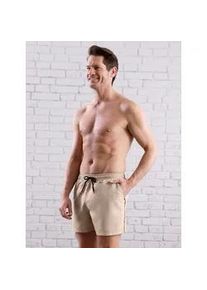 Badeshorts feel good, Herren, Gr. 7, Normalgr&ouml;&szlig;en, beige, Polyester, Badehosen Badeshorts