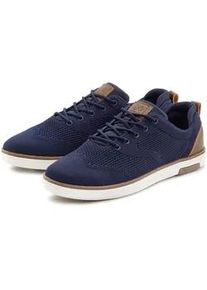 Sneaker John Devin "Schn&uuml;rschuh, Freizeitschuh, Halbschuh, Schn&uuml;rhalbschuh, Turnschuh", Damen, Gr. 43, blau (marine), Obermaterial: 80% Textilmaterial, 20% Lederimitat. Decksohle: 100% Textilmaterial. Futter: 100% Textilmaterial. Laufsohle: 100% Synthetik, Mesh, mehrfarbig, Schuhe Sneaker, mit super leichter Sohle Unisex VEGAN