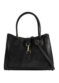 Shopper Samantha Look, Damen, Gr. B/H/T: 34cm x 27cm x 15cm onesize, schwarz, Leder, clean, Taschen Shopper, echt Leder, Made in Italy