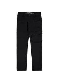 Cargohose Alpha Industries "Lieutenant", Damen, Gr. 36, Normalgr&ouml;&szlig;en, schwarz, Obermaterial: 98% Baumwolle, 2% Elastan, Hosen Cargohose