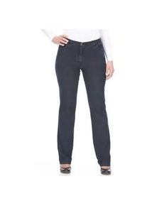 Stretch-Jeans KjBRAND "Betty Denim Stretch", Damen, Gr. 42, N-Gr, blau (blau, schwarz), Denim/Jeans, Obermaterial: 85% Baumwolle, 13% Polyester, 2% Elasthan, unifarben, Basic lang, Jeans, mit Stretch