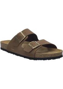 Pantolette Josef Seibel "Josef 01", Herren, Gr. 50, braun, Leder, Schuhe Pantolette, Sommerschuh, Schlappen, Sandale mit softem Fu&szlig;bett