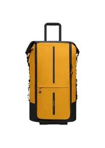 Weichgep&auml;ck-Trolley Samsonite "ECODIVER", Gr. B/H/T: 40cm x 82cm x 25cm 80 l, gelb, Nylon, Polyester, Koffer, Trolley, Reisetasche