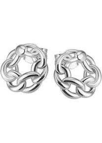 Paar Ohrstecker Firetti "Schmuck Geschenk Silber 925 Ohrschmuck Ohrringe Kreis Kettenglieder", silber (silberfarben), Ohrringe, Damen, 11,7mm, Silber 925 (Sterlingsilber)