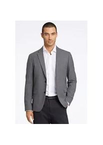 Anzugsakko LINDBERGH "Blazer Slim Fit", Herren, Gr. 48, grau (dk grau mel), Obermaterial: 52% Wolle, 45% Polyester, 2% Elasthan, 1% sonstige Fasern; Futter: 95% Polyester, 5% Elasthan, Sakkos