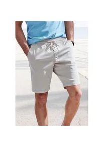 Shorts John Devin "Bermuda", Herren, Gr. L, N-Gr, beige, Web, Obermaterial: 97% Baumwolle, 3% Elasthan, unifarben, regular fit kurz, Hosen Shorts, kurze Hose aus elastischer, gewebter Baumwollqualit&auml;t