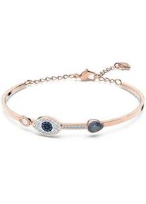 Armreif Swarovski "Symbolica B&ouml;ser Blick magisches Auge" Gr. M, rosa (ros&eacute;goldfarben, blau, kristallwei&szlig;, blau), Armb&auml;nder, Damen, M, Metall, Armreif, mit Swarovski Kristall