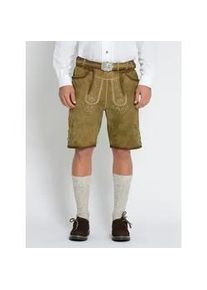 Trachtenhose JCC "31023118", Herren, Gr. 58, Normalgr&ouml;&szlig;en, beige (sand), Obermaterial: 100% Ziegenvelours; Schnalle aus Metall, Hosen Trachtenhose