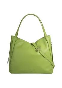 Umh&auml;ngetasche Samantha Look, Damen, Gr. B/H/T: 35cm x 30cm x 14cm onesize, gr&uuml;n, Leder, clean, Taschen Umh&auml;ngetasche, echt Leder, Made in Italy