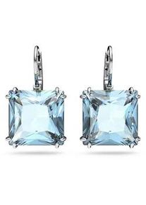 Paar Ohrh&auml;nger Swarovski "Millenia", blau (metallfarben, blau, blau), Ohrringe, Damen, Metall, mit Swarovski Kristall