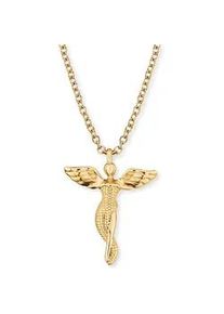 Kette mit Anh&auml;nger Engelsrufer "Engel", gold (gelbgoldfarben), Halsketten, Damen, Silber 925 (Sterlingsilber), L: 44