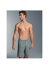 Bermudas TRIGEMA "TRIGEMA Bermuda mit Allover-Print", Herren, Gr. XXL, US-Gr&ouml;&szlig;en, blau (navy), Single Jersey, 100% Baumwolle, Basic, Hosen Bermudas