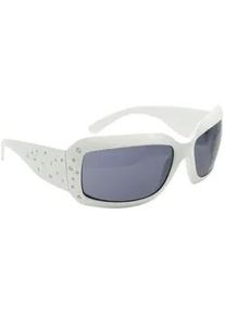 Sonnenbrille "Snowflake", Damen, wei&szlig;, Collezione Alessandro, unifarben, Sonnenbrillen Sonnenbrille, mit kleinen Steinchen