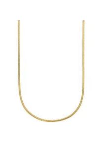 Edelstahlkette Firetti "Schmuck Geschenk Schlangenkette, 1,5 mm breit" Gr. 45, gold (gelbgoldfarben), Halsketten, Damen, 45, Edelstahl, B: 1,5mm, Edelstahlkette, Made in Germany, B:1,5mm