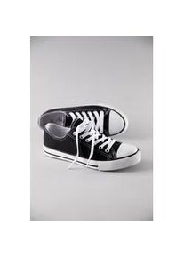Sneaker ANISTON SHOES, Damen, Gr. 38 (5), schwarz, Textil, Schuhe Skaterschuh Canvassneaker Sneaker low, Freizeitschuh, Schn&uuml;rschuh - NEUE KOLLEKTION