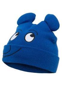 Beanie KOAA "Maus - Elefant Mascot", Jungen, Gr. 3-8, blau, 100% Polyacryl, bestickt, M&uuml;tzen Beanie, mit detailreicher Stickerei
