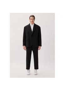 Jackett STUDIO SEIDENSTICKER, Herren, Gr. L/XL, schwarz, 100% Polyester, unifarben, oversize, Sakkos, 1/1 Uni