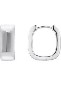 Paar Creolen Thomas Sabo "Schmuck Silber 925 Ohrringe mit eckiger Form", silber (silberfarben), Ohrringe, Damen, Silber 925 (recycelt)