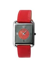 Mechanische Uhr Lady, rot, Armbanduhren, Damen