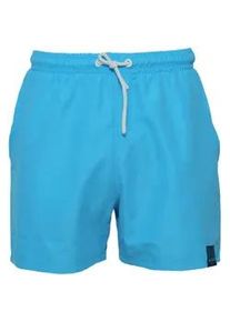 Badehose NASSAU BEACH "NB231017", Herren, Gr. 48S, US-Gr&ouml;&szlig;en, blau (cyan), 100% Polyester, Badehosen Badehose
